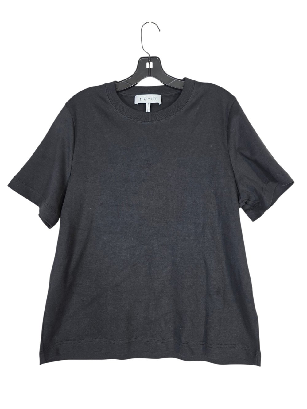 Nu-In Basic Women's Black Short Sleeve Crew Tee